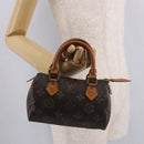 LOUIS VUITTON Monogram Mini Speedy Hand Bag M41534 LV Auth ka4932-20