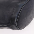 Christian Dior Trotter Canvas Tote Bag Navy Gold Auth ka4935-12