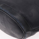 Christian Dior Trotter Canvas Tote Bag Navy Gold Auth ka4935-13