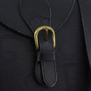 Christian Dior Trotter Canvas Tote Bag Navy Gold Auth ka4935-14