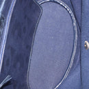 Christian Dior Trotter Canvas Tote Bag Navy Gold Auth ka4935-17