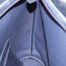 Christian Dior Trotter Canvas Tote Bag Navy Gold Auth ka4935-18