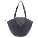 Christian Dior Trotter Canvas Tote Bag Navy Gold Auth ka4935-2