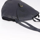Christian Dior Trotter Canvas Tote Bag Navy Gold Auth ka4935-6