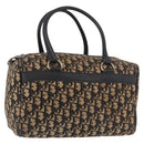 Christian Dior Trotter Canvas Hand Bag Navy Silver Auth ka4937-1