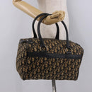 Christian Dior Trotter Canvas Hand Bag Navy Silver Auth ka4937-21