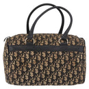 Christian Dior Trotter Canvas Hand Bag Navy Silver Auth ka4937-3