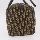 Christian Dior Trotter Canvas Hand Bag Navy Silver Auth ka4937-4