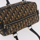 Christian Dior Trotter Canvas Hand Bag Navy Silver Auth ka4937-6