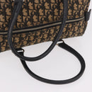 Christian Dior Trotter Canvas Hand Bag Navy Silver Auth ka4937-7
