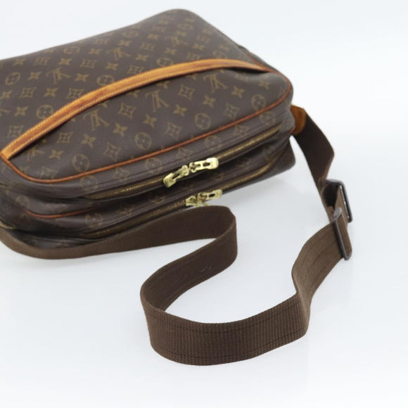 LOUIS VUITTON Monogram Reporter GM Shoulder Bag M45252 LV Auth ka4939