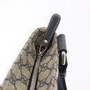 GUCCI GG Supreme Shoulder Bag PVC Navy Silver 201446 Auth ka4941-9