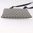 GUCCI GG Supreme Shoulder Bag PVC Navy Silver 201446 Auth ka4941-5