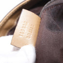 GUCCI GG Crystal Hand Bag Coated Canvas Gold 189835 Auth ka4942-12