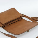 GUCCI GG Canvas Shoulder Bag Beige Gold 257024 Auth ka4943V-15