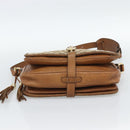 GUCCI GG Canvas Shoulder Bag Beige Gold 257024 Auth ka4943V-9