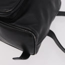 GUCCI Bamboo Backpack Leather Black Gold 003 2034 0030 Auth ka4944-17