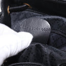 GUCCI Bamboo Backpack Leather Black Gold 003 2034 0030 Auth ka4944-12
