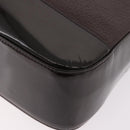 VERSACE Shoulder Bag Leather Brown Gold Auth ka4945-16