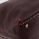 CHANEL Hand Bag Caviar Skin 2way Brown Silver CC Auth ka4946V-10