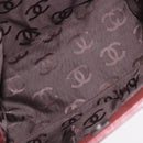 CHANEL Hand Bag Caviar Skin 2way Brown Silver CC Auth ka4946V-11