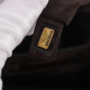 CHANEL Hand Bag Caviar Skin 2way Brown Silver CC Auth ka4946V-12