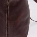 CHANEL Hand Bag Caviar Skin 2way Brown Silver CC Auth ka4946V-5