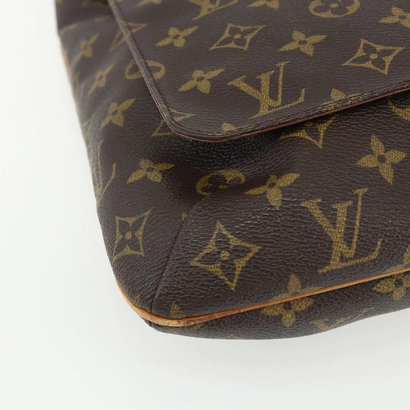 LOUIS VUITTON Monogram Musette Shoulder Bag M51256 LV Auth ka495