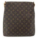 LOUIS VUITTON Monogram Musette Shoulder Bag M51256 LV Auth ka495-2