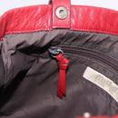 Miu Miu Tote Bag Leather Red Auth ka4953A-19