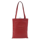Miu Miu Tote Bag Leather Red Auth ka4953A-2