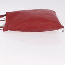 Miu Miu Tote Bag Leather Red Auth ka4953A-4