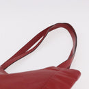 Miu Miu Tote Bag Leather Red Auth ka4953A-8