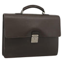 LOUIS VUITTON Taiga Robusto 1 Business Bag Grizzly M31058 LV Auth ka4954-1