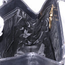 Salvatore Ferragamo Shoulder Bag Leather Black Gold Auth ka4956-18