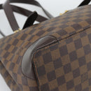 LOUIS VUITTON Damier Ebene Hampstead MM Tote Bag N51204 LV Auth ka4958-14