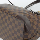 LOUIS VUITTON Damier Ebene Hampstead MM Tote Bag N51204 LV Auth ka4958-15