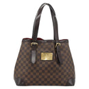 LOUIS VUITTON Damier Ebene Hampstead MM Tote Bag N51204 LV Auth ka4958-13