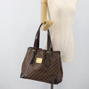 LOUIS VUITTON Damier Ebene Hampstead MM Tote Bag N51204 LV Auth ka4958-21