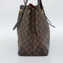 LOUIS VUITTON Damier Ebene Hampstead MM Tote Bag N51204 LV Auth ka4958-4