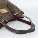 LOUIS VUITTON Damier Ebene Hampstead MM Tote Bag N51204 LV Auth ka4958-7