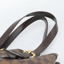 LOUIS VUITTON Damier Ebene Hampstead MM Tote Bag N51204 LV Auth ka4958-9