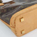 LOUIS VUITTON Monogram Vinyl Cava Amble PM Tote Bag Brown M92502 LV Auth ka4959-15