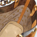 LOUIS VUITTON Monogram Vinyl Cava Amble PM Tote Bag Brown M92502 LV Auth ka4959-19