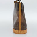 LOUIS VUITTON Monogram Vinyl Cava Amble PM Tote Bag Brown M92502 LV Auth ka4959-4
