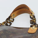 LOUIS VUITTON Monogram Vinyl Cava Amble PM Tote Bag Brown M92502 LV Auth ka4959-14