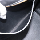 CELINE Trapeze Hand Bag Leather 2way Blue Gold Auth ka4960V-25