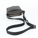 LOEWE Anagram Shoulder Bag Leather Brown Silver Auth ka4964A-7