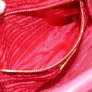 PRADA Hand Bag Saffiano Pink Gold Auth ka4966V-26