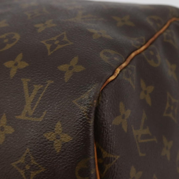 LOUIS VUITTON Monogram Keepall 55 Boston Bag M41424 LV Auth ka4967